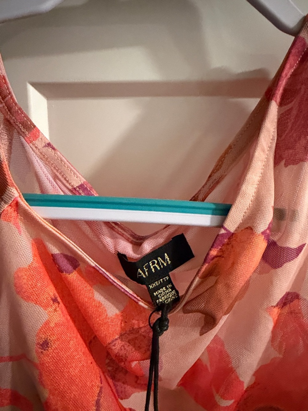 Pink Coral Ruched Midi Dress - Picture 4 of 4